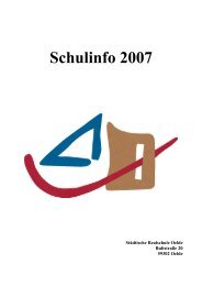 Schulinfo 2007 - Städtische Realschule Oelde