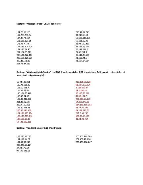 THE HISTORY OF THE DARKSEOUL GROUP AND THE SONY INTRUSION MALWARE DESTOVER