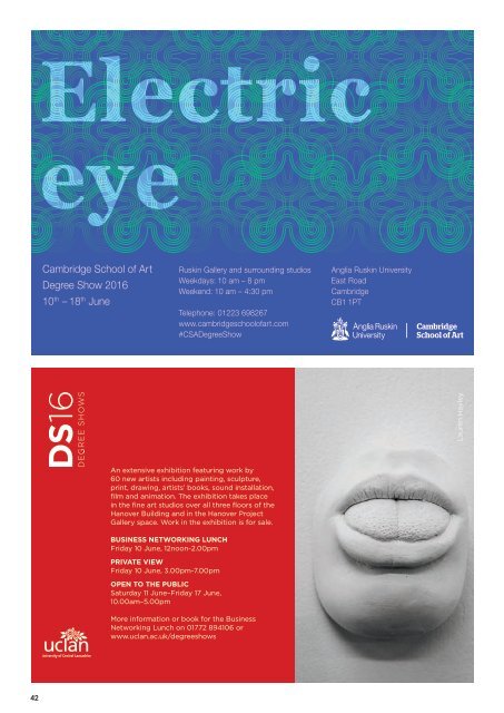 Degree Shows Guide 2016