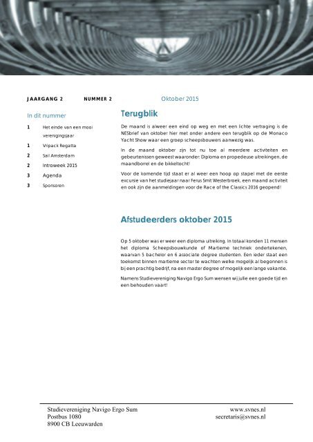 Nesbrief Oktober 2015 