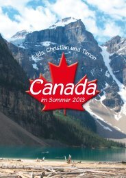 Fotobuch Canada 2013