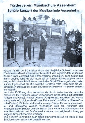 Förderverein Musikschule Assenheim