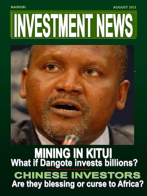 Investment News Magazine - AUG 2015