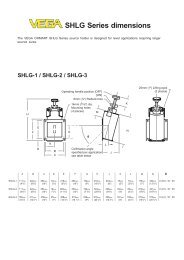 SHLG Series dimensions - Vega