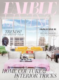 FAIBLE LIVING N°8 FALL-WINTER 15/16