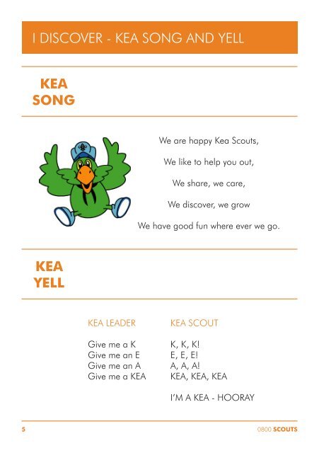 The Kea Badge - Region 1 Scouting - SCOUTS New Zealand