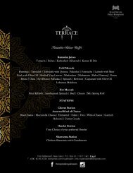 The Terrace Buffet Sohour