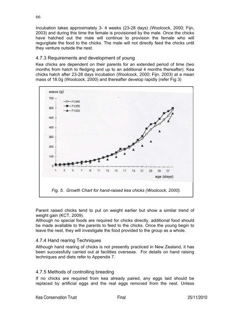 (Nestor notabilis) Husbandry Manual - Kea Conservation Trust