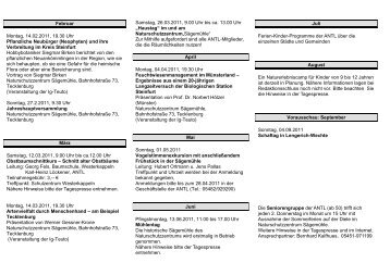 ANTL - Arbeitsgemeinschaft für Naturschutz Tecklenburger Land e.V.