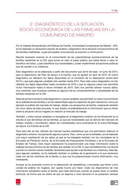 ESTRATEGIA DE APOYO A LA FAMILIA DE LA COMUNIDAD DE MADRID 2016-2021