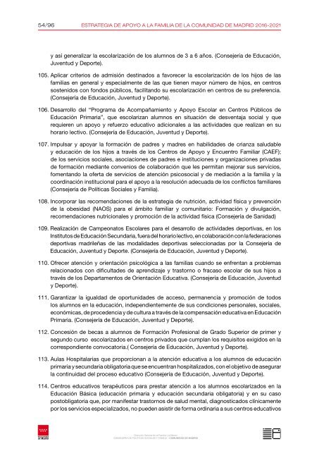 ESTRATEGIA DE APOYO A LA FAMILIA DE LA COMUNIDAD DE MADRID 2016-2021