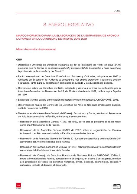 ESTRATEGIA DE APOYO A LA FAMILIA DE LA COMUNIDAD DE MADRID 2016-2021