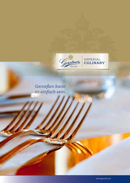 Gerstner Catering Broschure