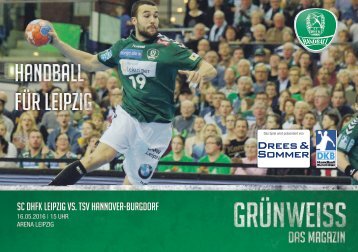 GRÜNWEISS – das Magazin der DHfK-Handballer