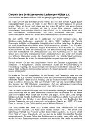 Chronik des Schützenvereins Ladbergen-Hölter e.V.
