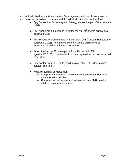 Operational Plan for the Restoration of Diadromous Fishes to the ...