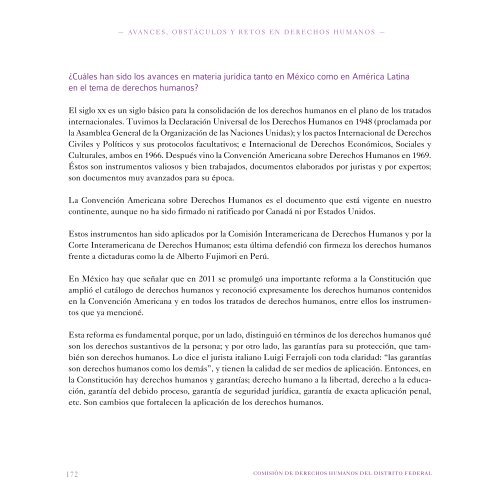 DERECHOS HUMANOS EN MÉXICO Y AMÉRICA LATINA