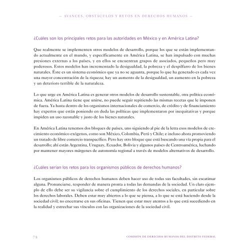 DERECHOS HUMANOS EN MÉXICO Y AMÉRICA LATINA