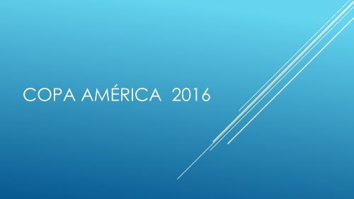 Copa américa  2016