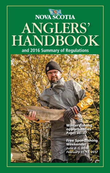 Nova Scotia Anglers Handbook