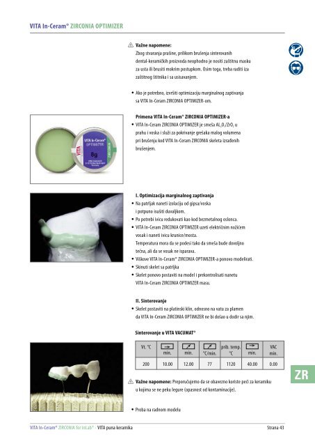 VITA In-Ceram® for inLab - VITA Zahnfabrik H. Rauter GmbH & Co. KG