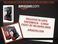 Deluded in Love Paperback by Ms Rema King