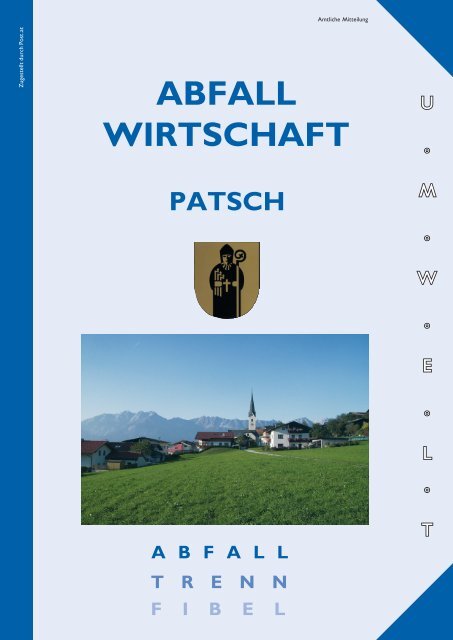 restmüll - Gemeinde Patsch