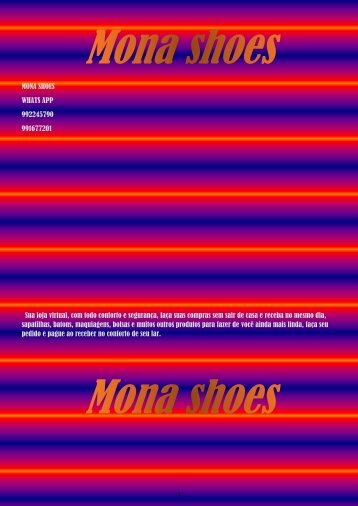 Mona shoes