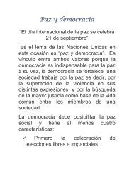 democracia y paz