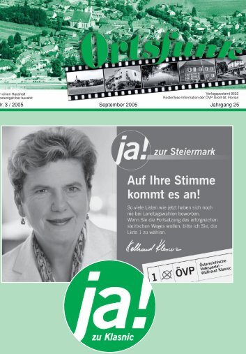 Ortsfunk Umbruch Sept 2005 - ÖVP Groß St. Florian ÖVP Ortspartei ...