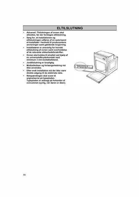 KitchenAid OBI 106 W - Oven - OBI 106 W - Oven DA (854147601000) Istruzioni per l'Uso