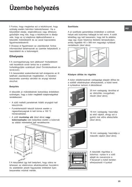 KitchenAid F 53 C.1 IX /HA - Oven - F 53 C.1 IX /HA - Oven RO (F053971) Istruzioni per l'Uso