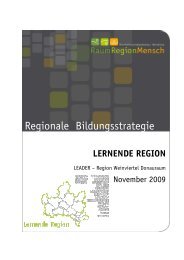 Weinviertel Donauraum - Lernende Regionen - in Österreich