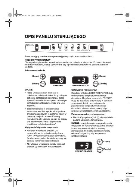 KitchenAid G25EFSB23 - Side-by-Side - G25EFSB23 - Side-by-Side PL (850122511000) Istruzioni per l'Uso