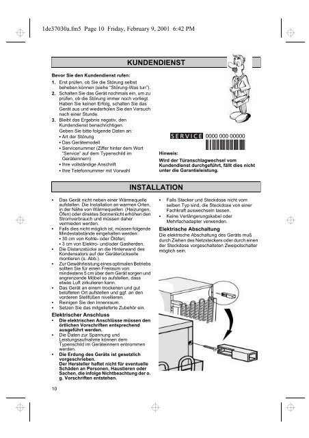 KitchenAid A 251R/G - Refrigerator - A 251R/G - Refrigerator DE (853917138000) Istruzioni per l'Uso