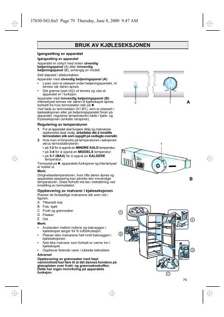 KitchenAid A 251R/G - Refrigerator - A 251R/G - Refrigerator NO (853917138000) Istruzioni per l'Uso