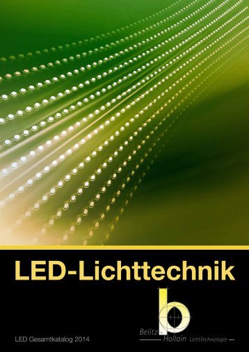 Belitz & Hollain LED LichtTechnologie Produktkatalog 2014