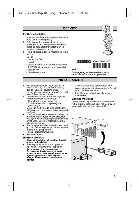 KitchenAid A 211R/G - Refrigerator - A 211R/G - Refrigerator NO (853916538000) Istruzioni per l'Uso