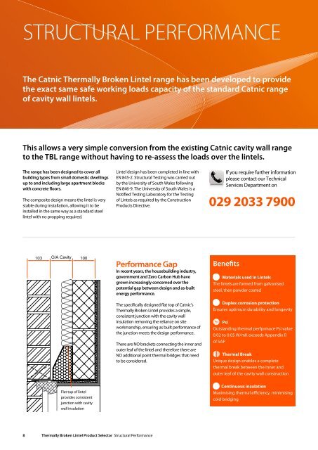 Thermally Broken Lintel Product Selector