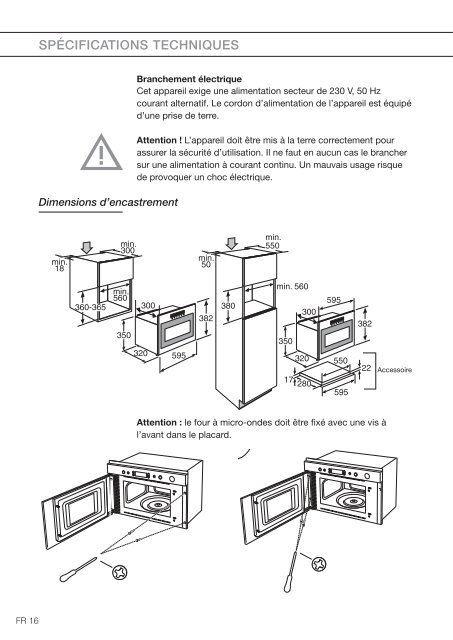 KitchenAid MA3611F/A02 - Microwave - MA3611F/A02 - Microwave FR (859116012900) Istruzioni per l'Uso