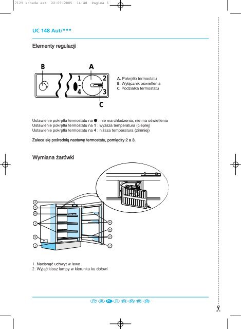 KitchenAid 845 382 10 - Refrigerator - 845 382 10 - Refrigerator PL (855100301030) Scheda programmi