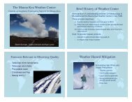 The Mauna Kea Weather Center: Brief History of Weather Center ...