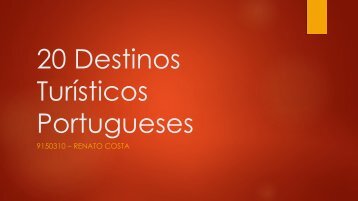 20 Destinos Turísticos Portugueses- 9150310