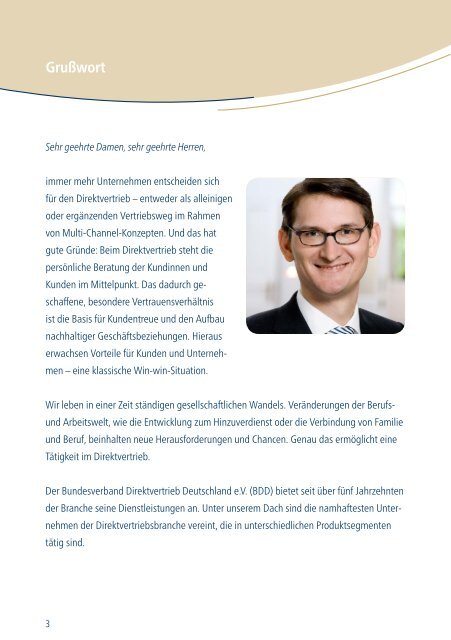 Vorteile der Mitgliedschaft im Bundesverband Direktvertrieb Deutschland e.V. 