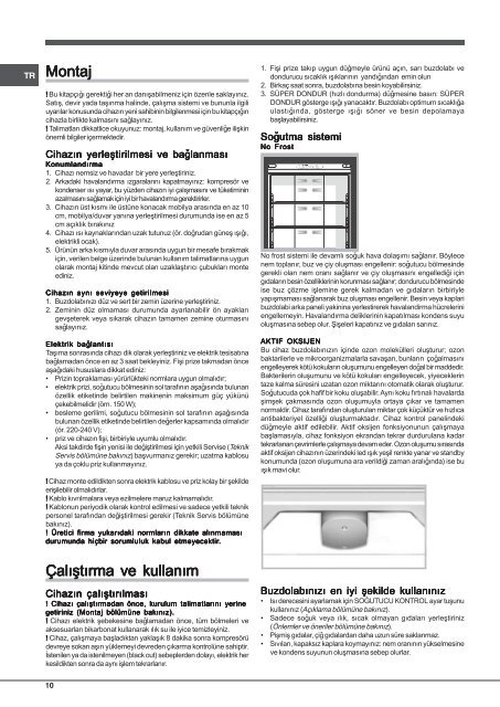 KitchenAid E2BL 19213 F O3 (TK) - Fridge/freezer combination - E2BL 19213 F O3 (TK) - Fridge/freezer combination TR (F085165) Istruzioni per l'Uso