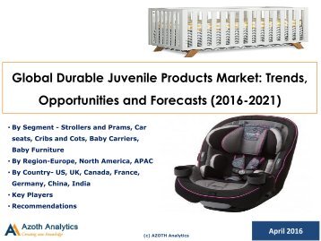 Global Durable Juvenile Products Market Report (2016-2021)