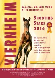 DSP-Fohlenauktion Shooting Stars am 28. Mai 2016 in Viernheim