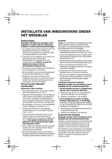 KitchenAid 501 506 19 - Oven - 501 506 19 - Oven NL (857921501030) Installazione