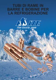 tubi di rame in barre e bobine per la refrigerazione - ITE-Tools.com
