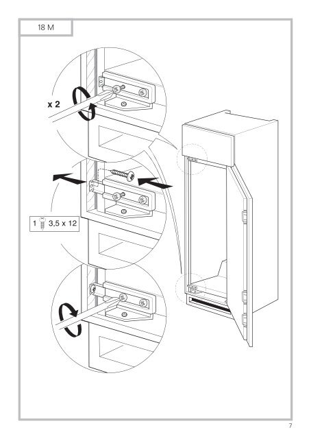 KitchenAid ZSB 1801 AA - Refrigerator - ZSB 1801 AA - Refrigerator EN (859991009220) Installazione